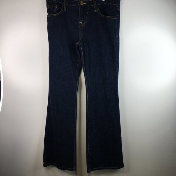 Baby Phat Fashion Silver Label Dark Wash Bootcut Jeans size 11 - Picture 1 of 11